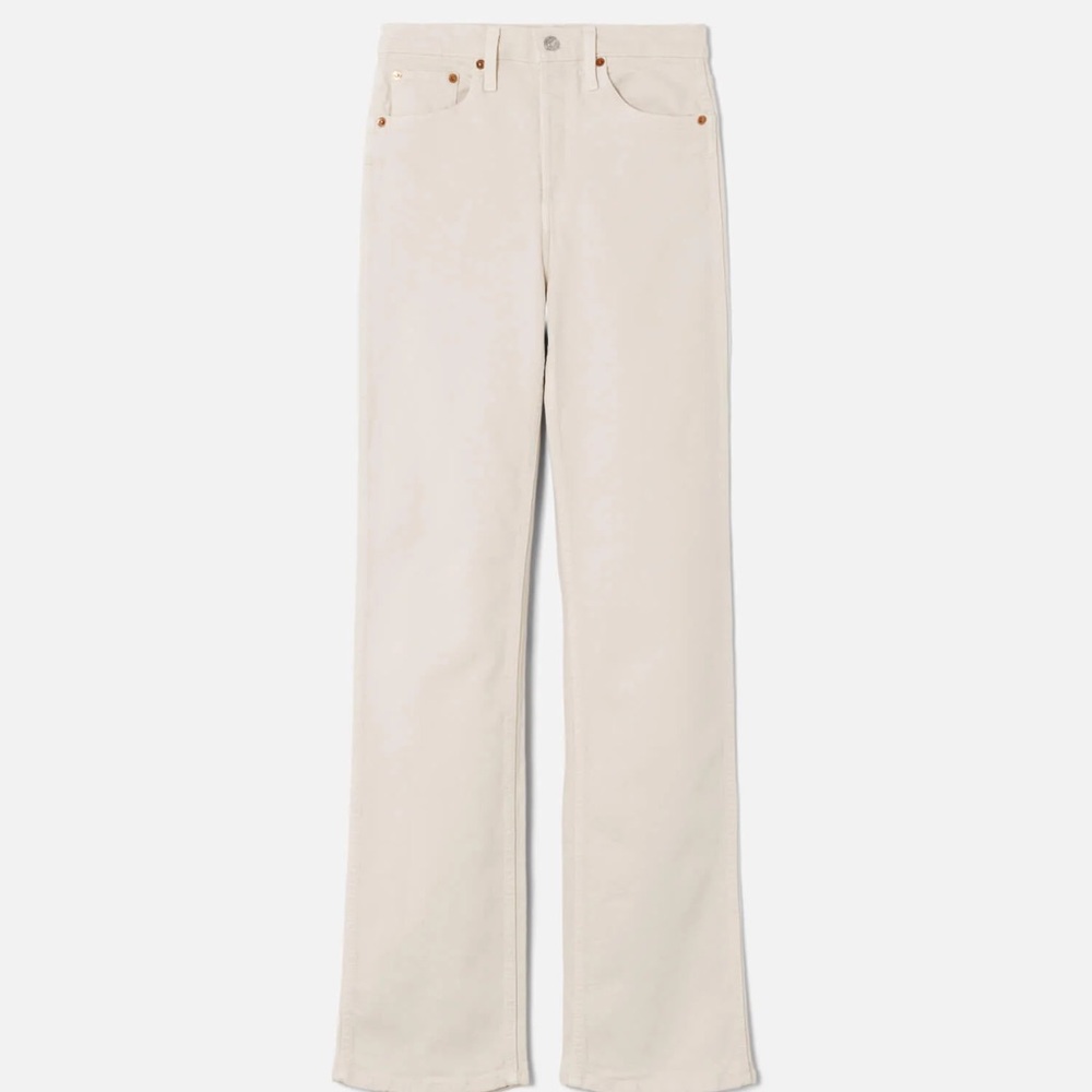 Re/Done Cream Women's Jeans